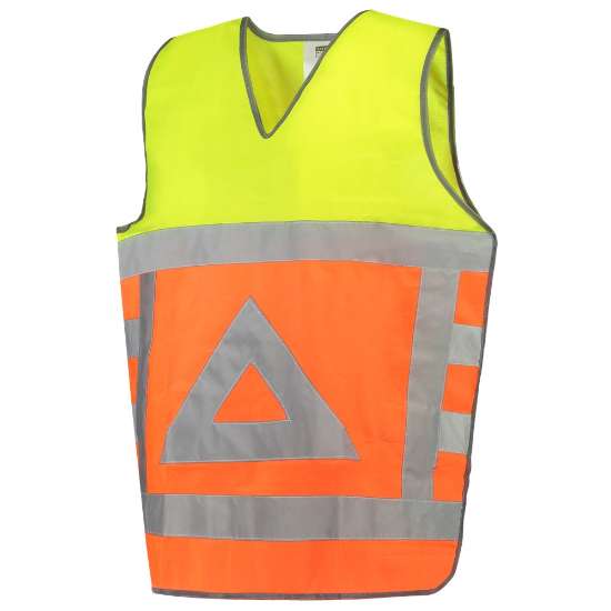 Afbeeldingen van Tricorp tabard verkeersregelaar 453011 Oranje/Geel XS-S 