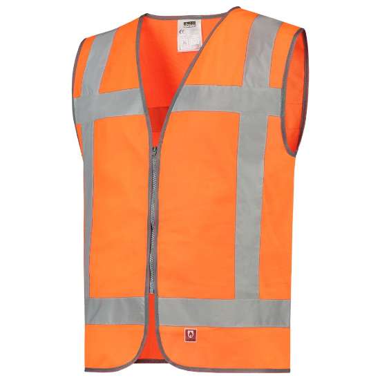 Afbeeldingen van Tricorp veiligheidsvest rws vlamvertragend 453017 Oranje XS-S 