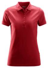 Afbeeldingen van Snickers dames polo 2702-1600 maat XXL chili rood