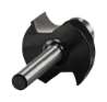 Afbeeldingen van Makita afrondfrees - Ø28,6x14,5mm radius 7,9mm met kogellager - schacht Ø6mm 2 beitels