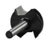 Afbeeldingen van Makita kwartrondfrees - Ø28,6x14,5mm radius 7,9mm met kogellager - schacht Ø6mm 2 beitels