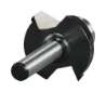 Afbeeldingen van Makita fasefrees - Ø25,4x11mm 45° met kogellager - schacht 6mm 2 beitels
