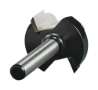 Afbeeldingen van Makita afrondprofielfrees - Ø25,4x12,7mm radius 6mm met kogellager - schacht Ø8mm 2 beitels