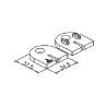 Afbeeldingen van G-Fittings klemrubbers voor glasklem Berta - 8,00mm
