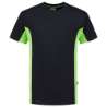 Afbeeldingen van T-shirt Bicolor Borstzak