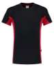 Afbeeldingen van T-shirt Bicolor Borstzak