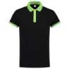 Afbeeldingen van Tricorp poloshirt 201002 - maat XXS - zwart/limoengroen 
