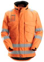 Afbeeldingen van Snickers winterjas 1823-5500 maat 2XL High Visibilty oranje