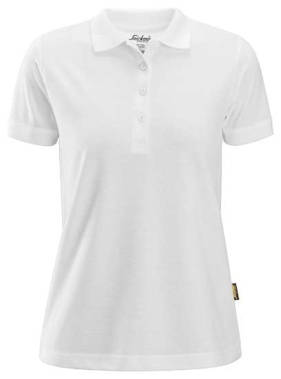 Afbeeldingen van Snickers dames polo 2702-0900 maat 2XL wit