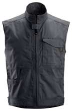 Afbeeldingen van Snickers bodywarmer 4373-5800 maat L staal grijs