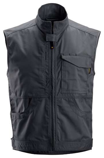 Afbeeldingen van Snickers bodywarmer 4373-5800 maat XL staal grijs
