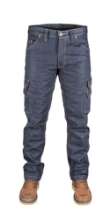 Afbeeldingen van Dunderdon servicebroek P60 maat 32/34 blauw Op=Op