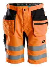 Afbeeldingen van LiteWork, High-Vis Korte Broek+ met Holsterzakken Klasse 1