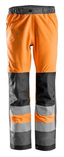 Afbeeldingen van Snickers shell broek 6530 oranje klasse 2
