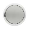 Afbeeldingen van Siro Meubelknop kunststof - L 34mm/H 27mm/B 34mm - chroom glanzend/aluminium 