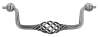 Afbeeldingen van Siro Hangende handgreep metaal - boorafstand 128mm/L 149mm/H 30mm/B 50mm - antiek tin 
