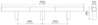 Afbeeldingen van Siro T-greep metaal - boorafstand 2x480mm/L 1040mm/H 32mm/B 12mm - RVS