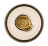 Afbeeldingen van Siro Meubelknop metaal - L 23mm/H 24mm/B 23mm antiek messing/beige 