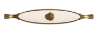 Afbeeldingen van Siro Meubelgreep metaal - boorafstand 128mm/L 138mm/H 27mm/B 23mm antiek messing/ beige 