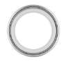 Afbeeldingen van Siro Meubelknop metaal - L 23mm/H 24mm/B 23mm chroom glanzend/wit 