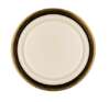 Afbeeldingen van Siro Meubelknop metaal - L 23mm/H 24mm/B 23mm antiek messing/beige 