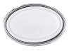 Afbeeldingen van Siro Meubelknop metaal - L 32mm/H 24mm/B 22mm chroom glanzend/wit 
