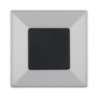 Afbeeldingen van Siro Meubelknop metaal - L 39mm/H 16mm/B 39mm aluminium/zwart 