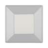 Afbeeldingen van Siro Meubelknop metaal - L 39mm/H 16mm/B 39mm aluminium/wit 