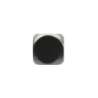 Afbeeldingen van Siro Meubelknop metaal - L 10mm/H 22mm/B 10mm mat zwart chroom 
