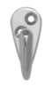 Afbeeldingen van Siro Kapstokhaak metaal - boorafstand 10mm/L 43mm/H 38mm/B 19mm chroom glanzend 