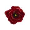 Afbeeldingen van Siro Meubelknop bloem kunststof - L 50mm/H 34mm/B 45mm rood 
