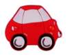 Afbeeldingen van Siro Meubelknop auto kunststof - L 48mm/H 25mm/B 38mm rood 