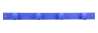 Afbeeldingen van Siro Haaklijst hout - boorafstand 490mm/L 520mm/H 62mm/B 40mm beuken blauw gelakt 