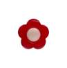 Afbeeldingen van Siro Meubelknop kunststof - L 33mm/H 21mm/B 33mm rood/roze 