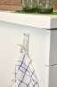 Afbeeldingen van Siro Haak kunststof - boorafstand 20mm/L 70mm/H 57mm/B 25mm scharnierend wit 