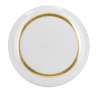 Afbeeldingen van Siro Meubelknop keramisch - L 32mm/H 25mm/B 32mm wit/goud 
