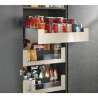 Afbeeldingen van Blum frontbevestiging binnenlade Legrabox - hoogte K zilver ZI7.0KS0