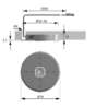 Afbeeldingen van Halemeier LED PowerLite Warm Wit 12v 3.5Watt RVS look