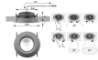 Afbeeldingen van Halemeier LED SuperSwing Warm Wit 12v 6.8Watt Aluminium look