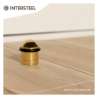 Afbeeldingen van INTERSTEEL Deurstop met ring messing gelakt 4420