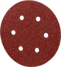 Afbeeldingen van Kelfort Klitschuurschijf - Ø150mm korrel 40 - rood 6 gaten 