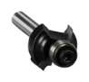 Afbeeldingen van Makita kwartrondfrees - Ø19,0x9,5mm radius 3,2mm met kogellager - schacht Ø6mm 2 beitels