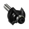 Afbeeldingen van Makita kwartrondfrees - Ø22,2x12,7mm radius 4,8mm met kogellager - schacht Ø6mm 2 beitels
