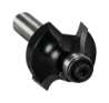 Afbeeldingen van Makita kwartrondfrees - Ø25,4x13,5mm radius 6,4mm met kogellager - schacht Ø8mm 2 beitels