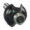 Afbeeldingen van Makita holprofielfrees - Ø28,6x12,7mm radius 7,9mm met kogellager - schacht Ø8mm 2 beitels