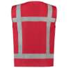Afbeeldingen van Tricorp vest reflectie 453014 Rood 5XL