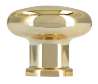 Afbeeldingen van Siro Meubelknop kunststof - L 32mm/H 27mm/B 32mm - goud glanzend 