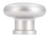 Afbeeldingen van Siro Meubelknop kunststof - L 40mm/H 31mm/B 40mm - aluminium 