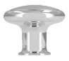 Afbeeldingen van Siro Meubelknop kunststof - L 30mm/H 24mm/B 30mm - chroom glanzend/aluminium 