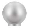 Afbeeldingen van Siro Meubelknop kunststof - L 34mm/H 35mm/B 34mm - aluminium 